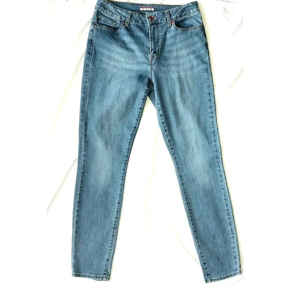 Tommy Hilfiger Women's Skinny Jeans Blue Denim Stretch 8 - Picture 1 of 5